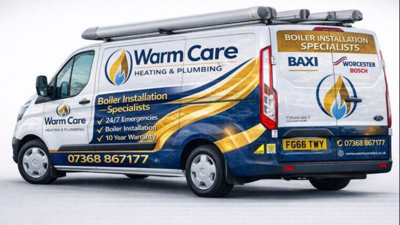 Warm Care Heating & Plumbing van